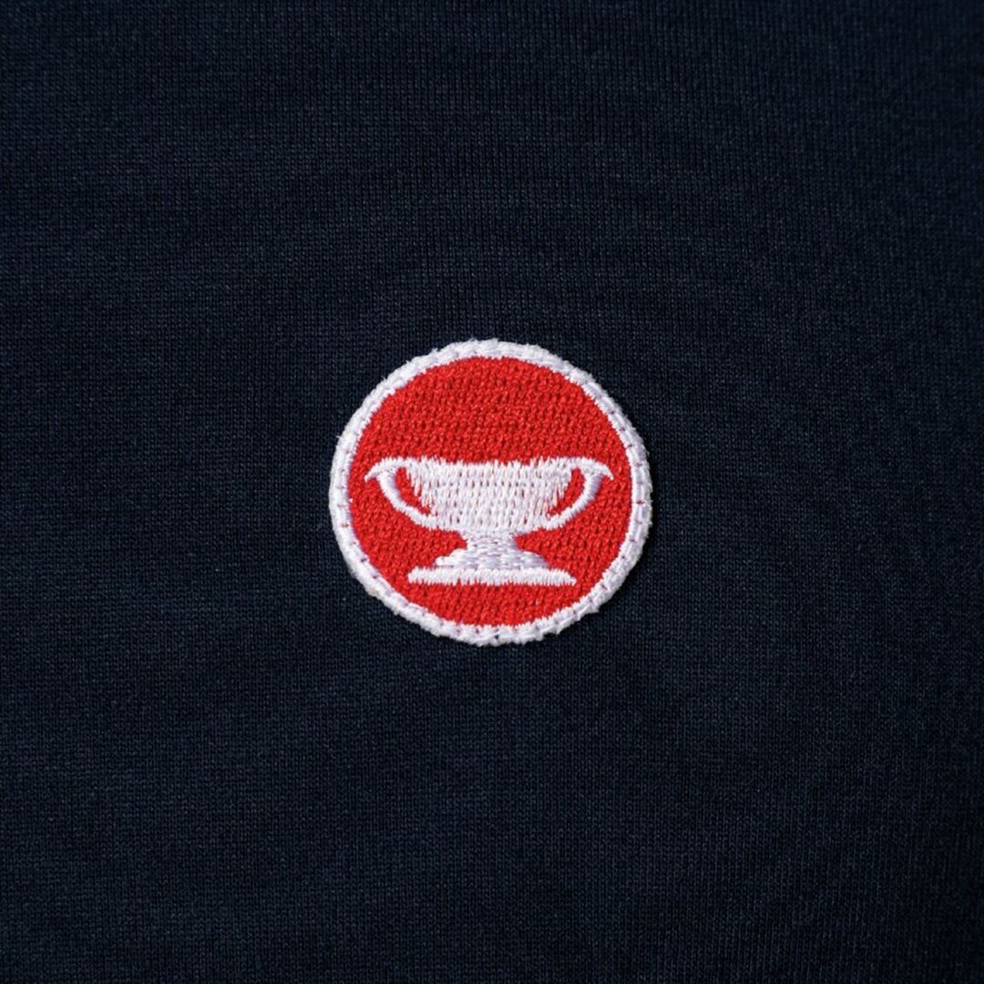 【ミズノ直営限定】赤カップ復刻Tシャツ ネイビー XO
