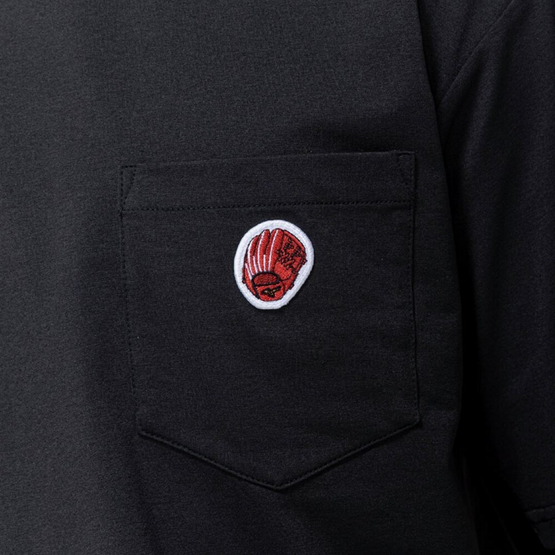 【ミズノ直営限定】ワンポイントロゴ Tシャツ(ワイドシルエット) ブラック O