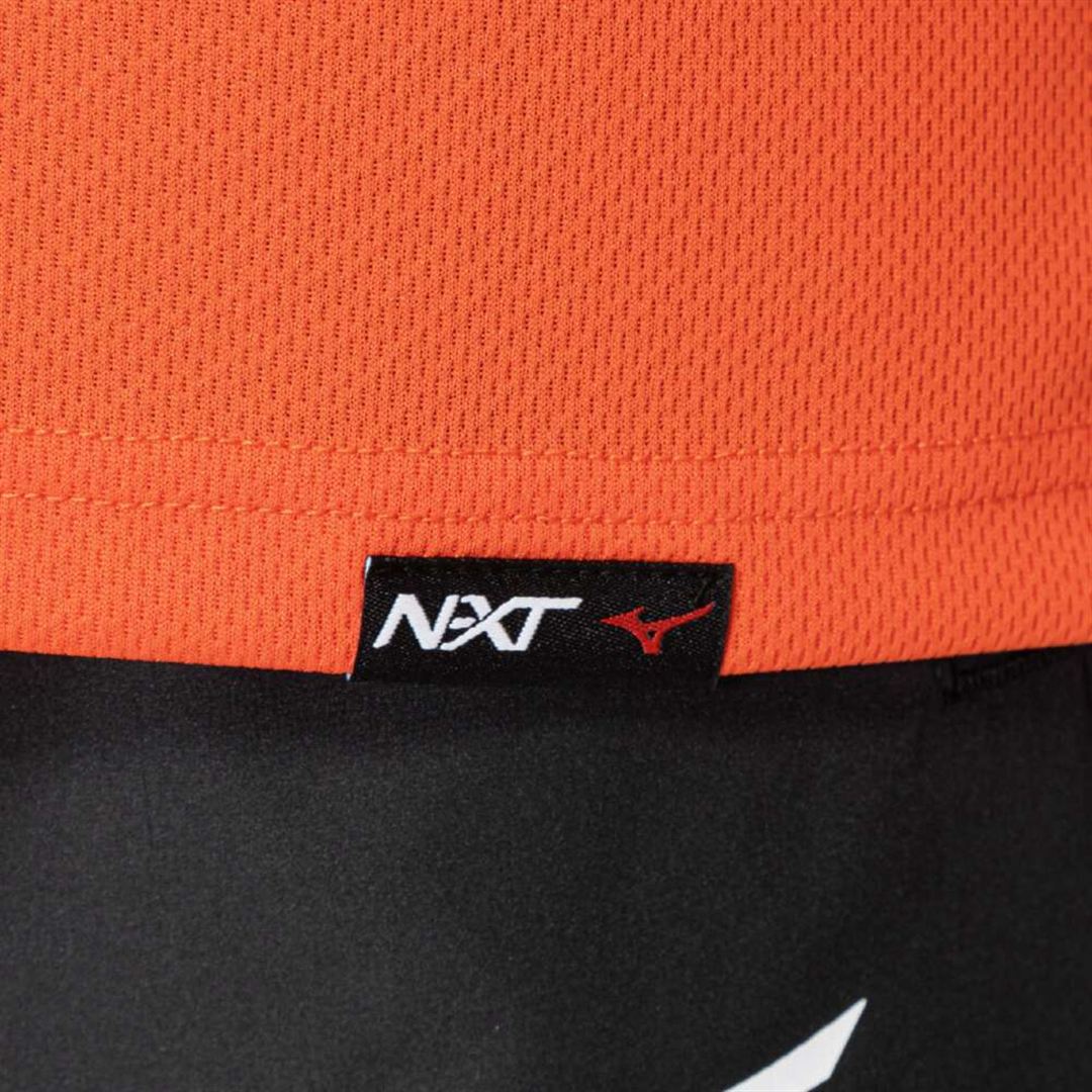 【抗菌防臭／防汚】N-XT Tシャツ(長袖) スパイシーオレンジ S