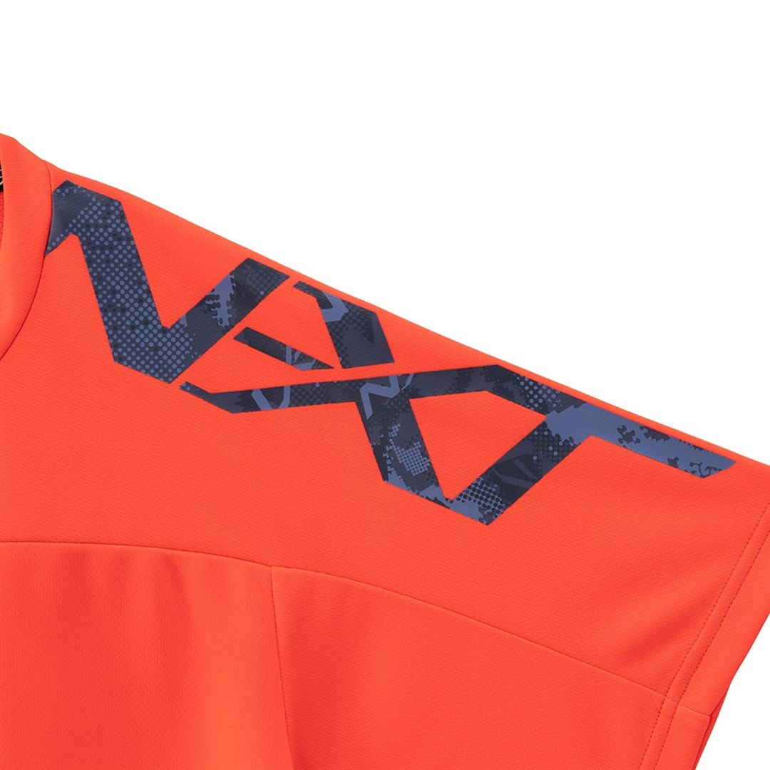 【抗菌防臭／防汚】N-XT Tシャツ サンストーンオレンジ S