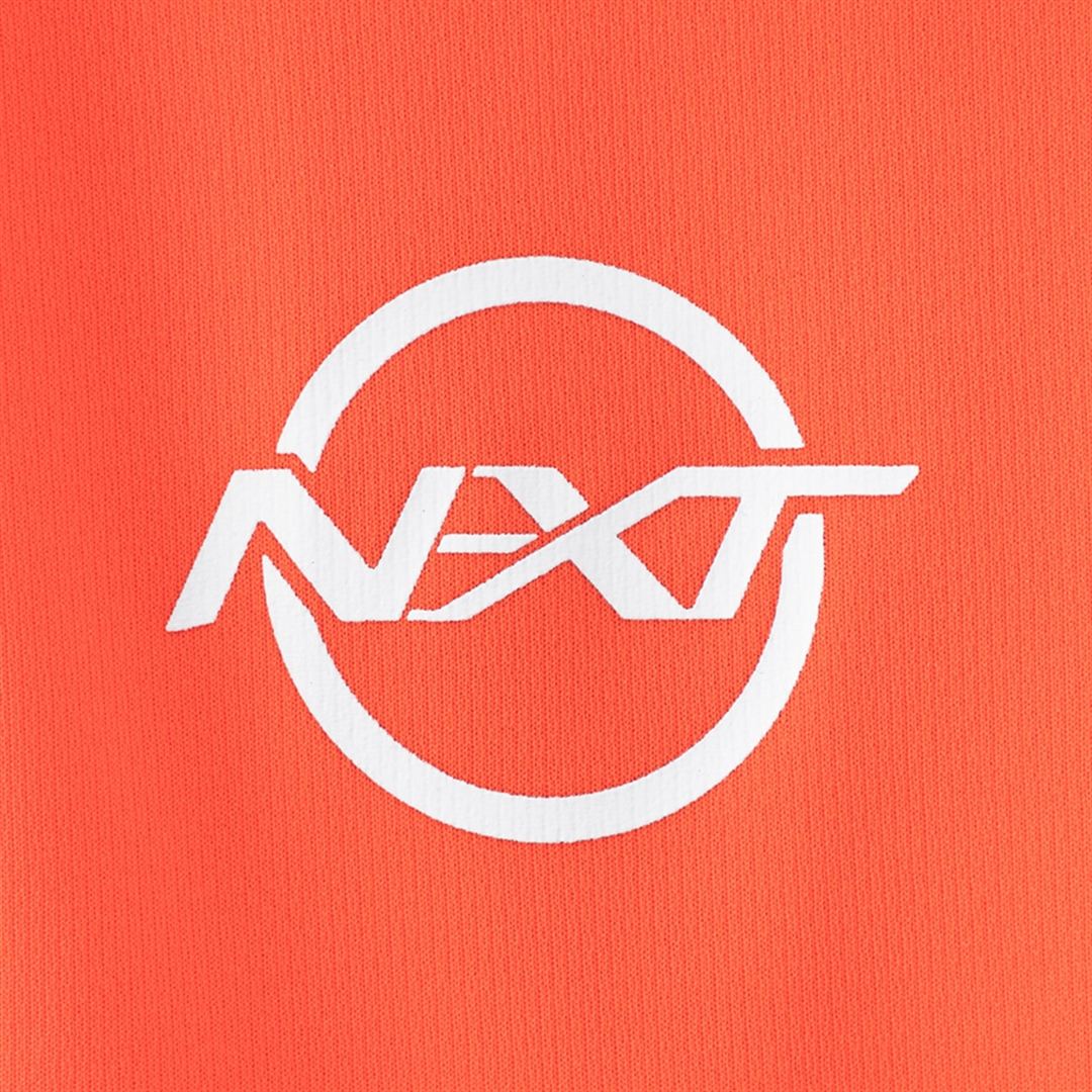 【抗菌防臭／防汚】N-XT Tシャツ(長袖) サンストーンオレンジ XL