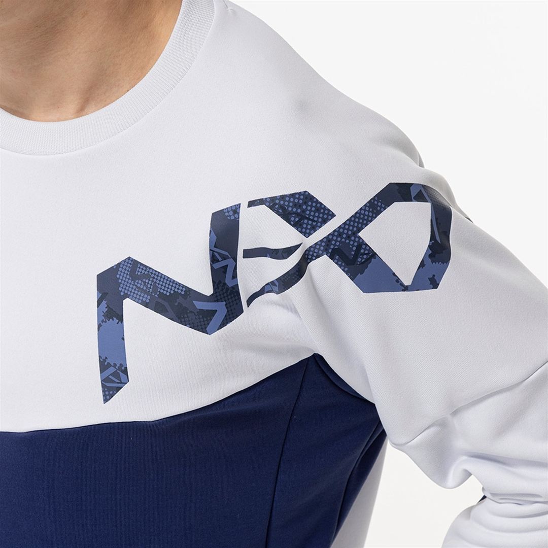 N-XT ソッカンスウェットクルーネック クラウドスケープ S