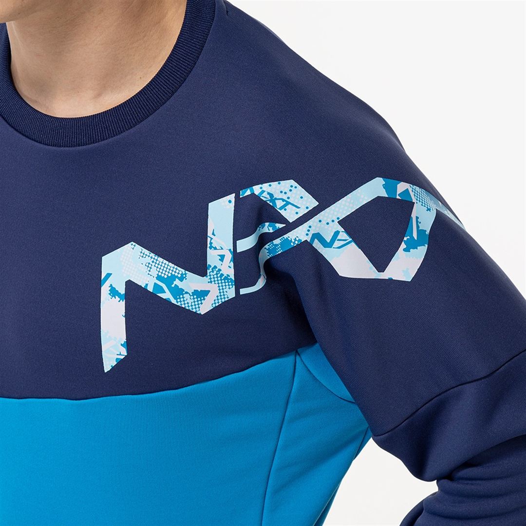 N-XT ソッカンスウェットクルーネック インシグニアブルー XL