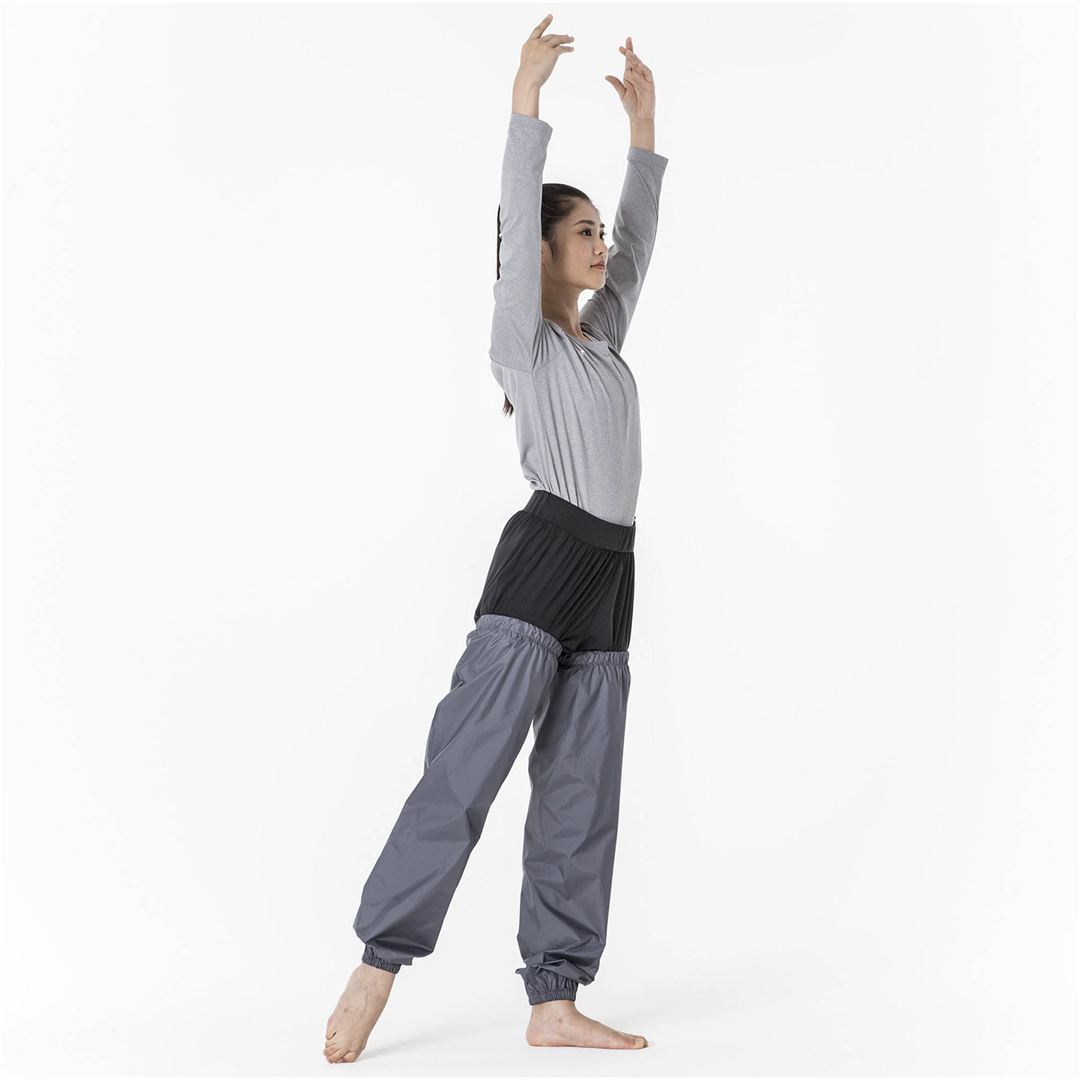 発汗パーツウエア レッグパーツ チャコールグレー L-XL