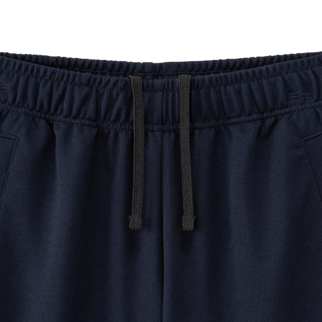 【抗菌防臭／防汚】ニットハーフパンツ ディープネイビー 120