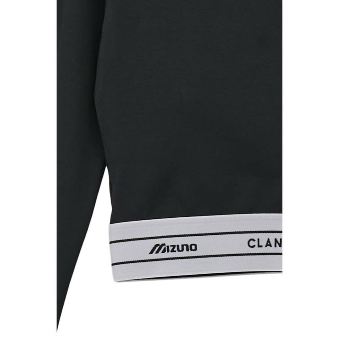 【CLANE】HALF ZIP LONG SLEEVE TOPS ブラック 2