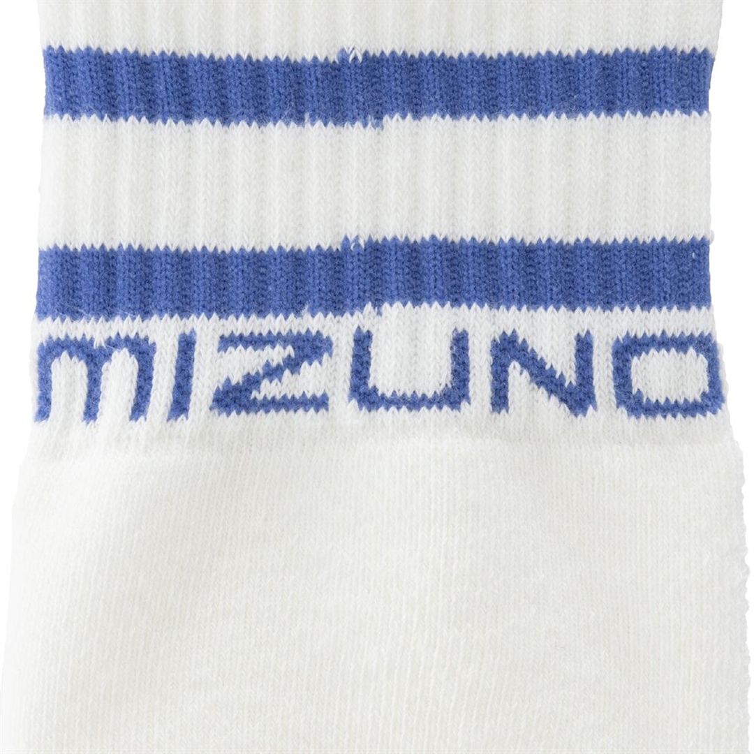 1Pラインソックス(ショート) ホワイト×ヴィスタブルー 23-25