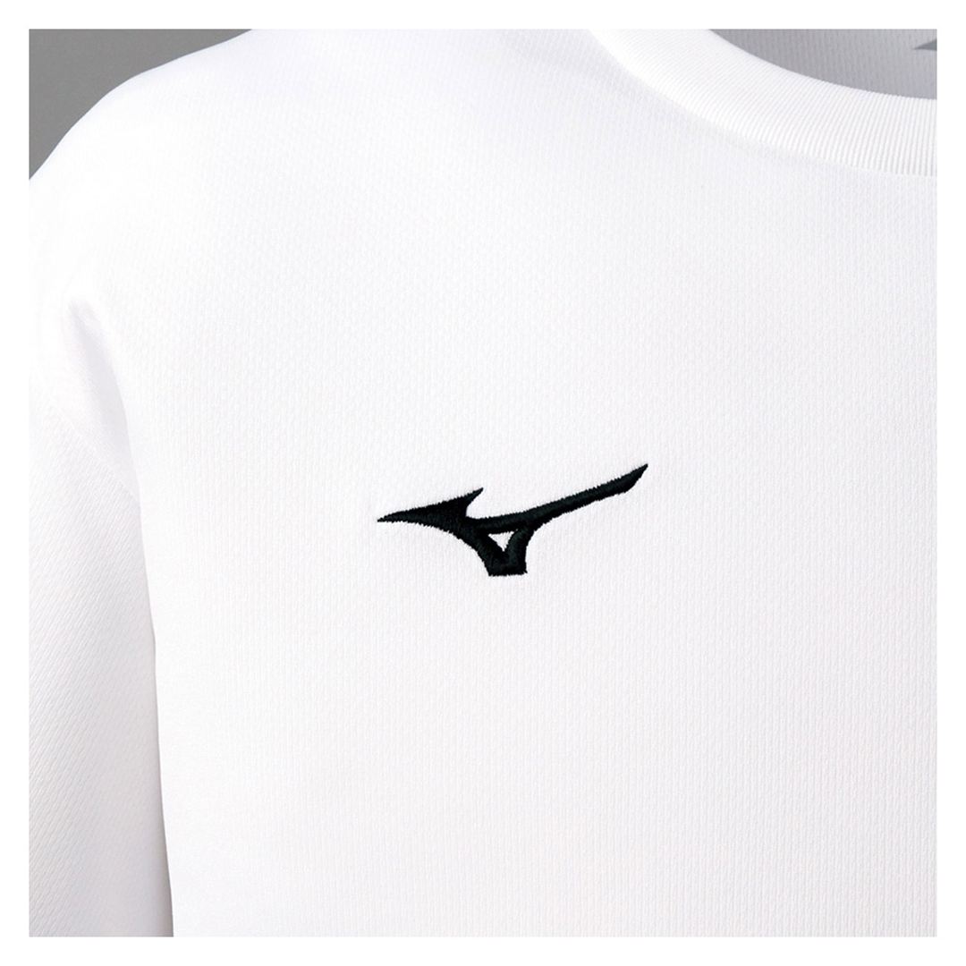 ナビドライTシャツ(半袖／丸首) ブラック×ホワイト 4XL