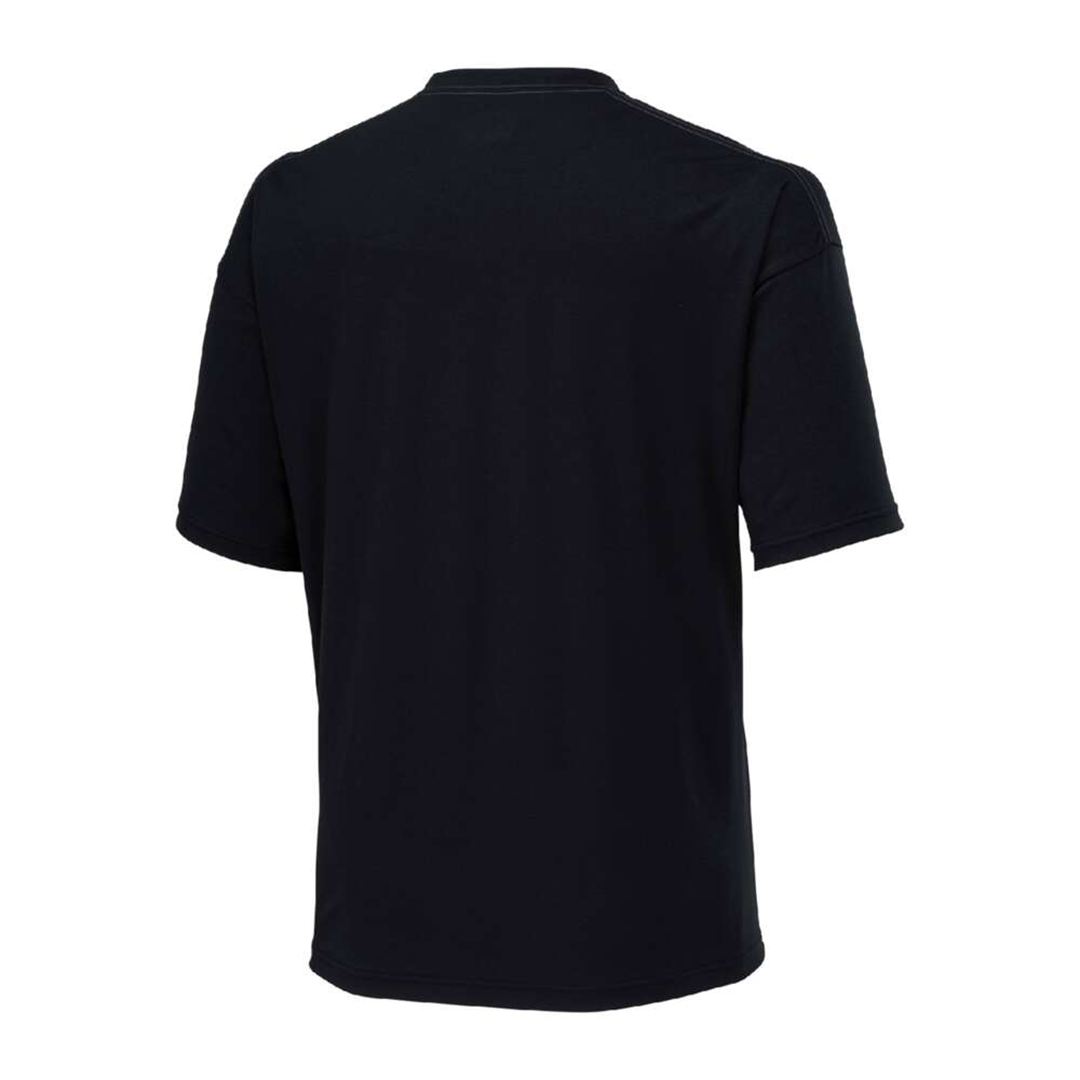 ルーズフィットグラフィックTシャツ ブラック S