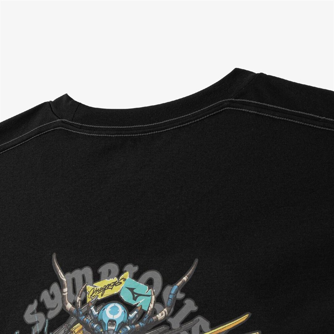 Dragon76ルーズフィットTシャツ(長袖) ブラック XL