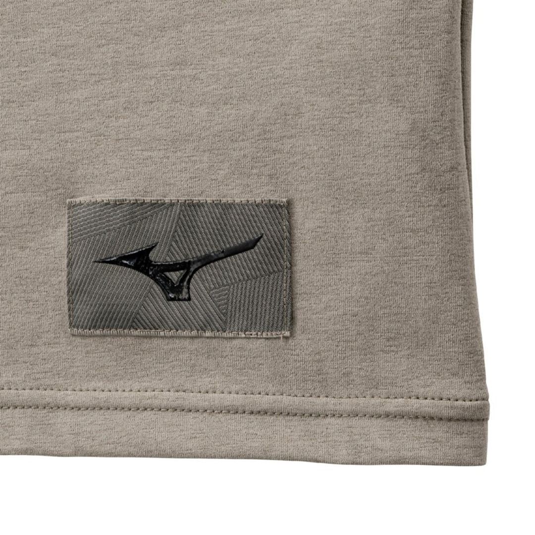 ルーズフィットグラフィックTシャツ ヴィンテージカーキ L