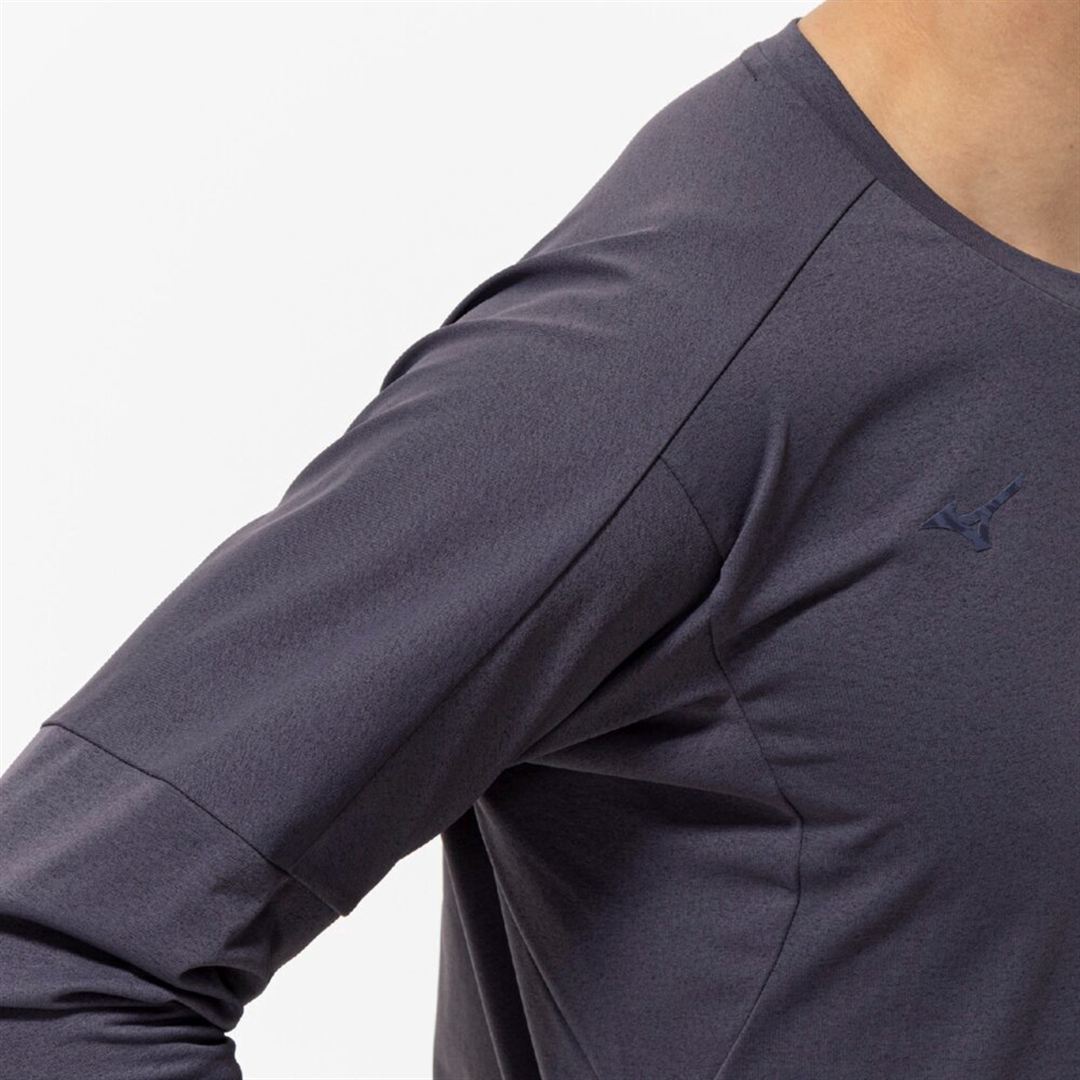 ソフトドライTシャツ(長袖) オデッセイグレー XL