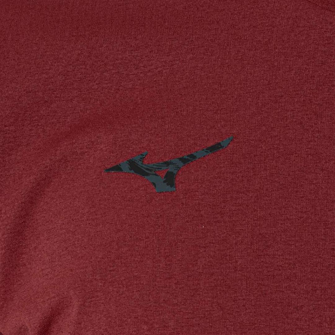 ソフトドライTシャツ(長袖) ワインレッド XL