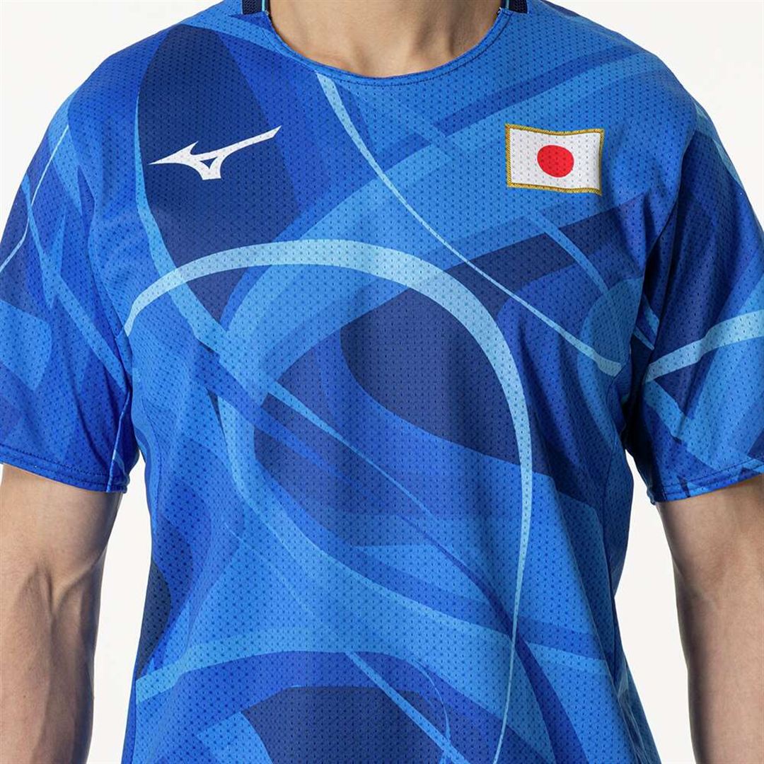 【汗処理／通気】オーセンティックドライエアロフローラピッドTシャツ ディレクトワールブルー XS