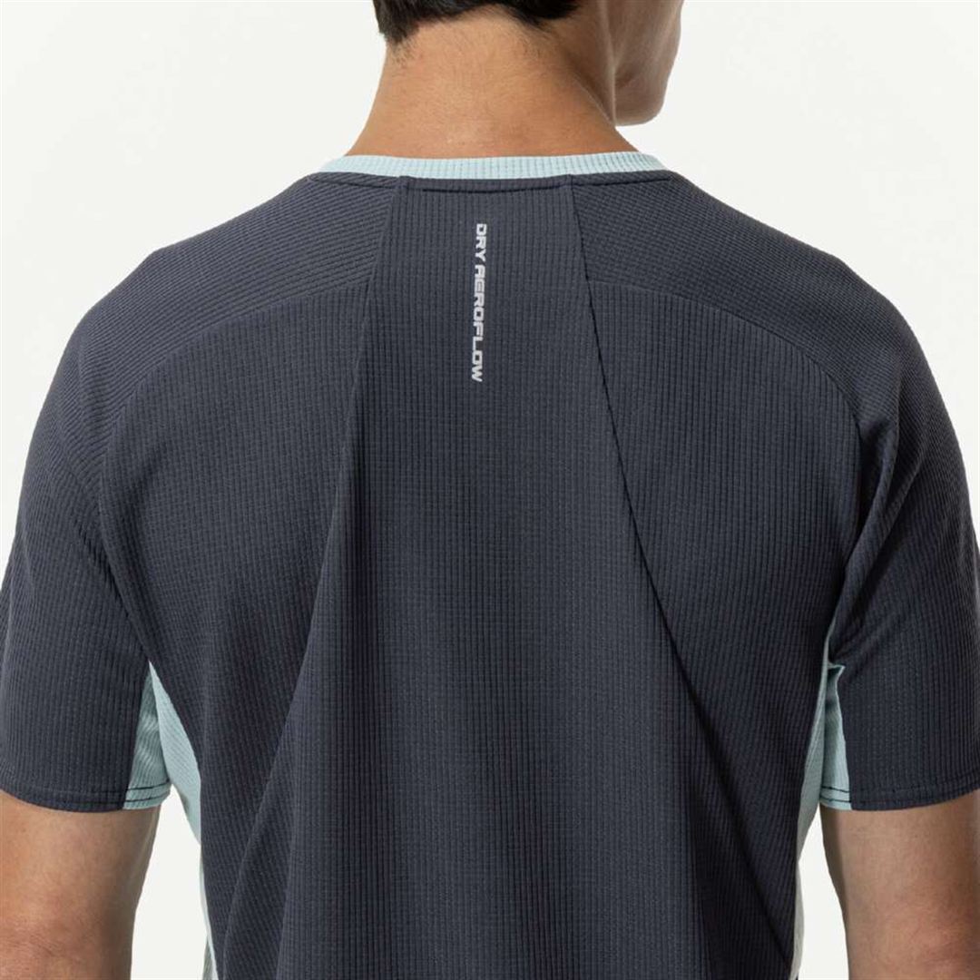 【汗処理／通気】ドライエアロフローTシャツ インディアグレー S