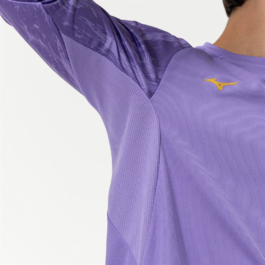 クイックドライTシャツ(長袖) ペイズリーパープル XL