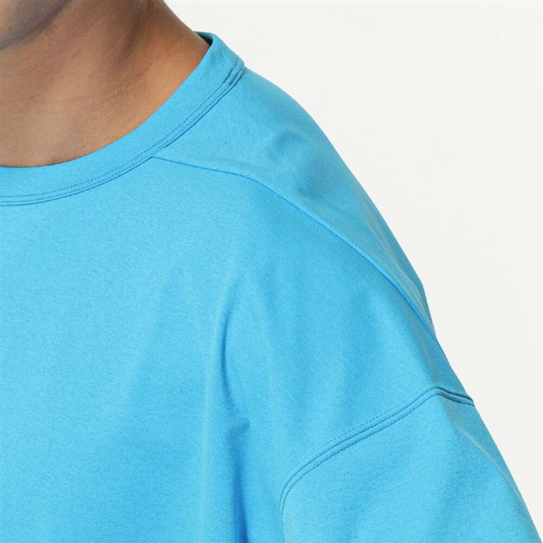 ソフトドライTシャツ(ワイドシルエット) ブルー S