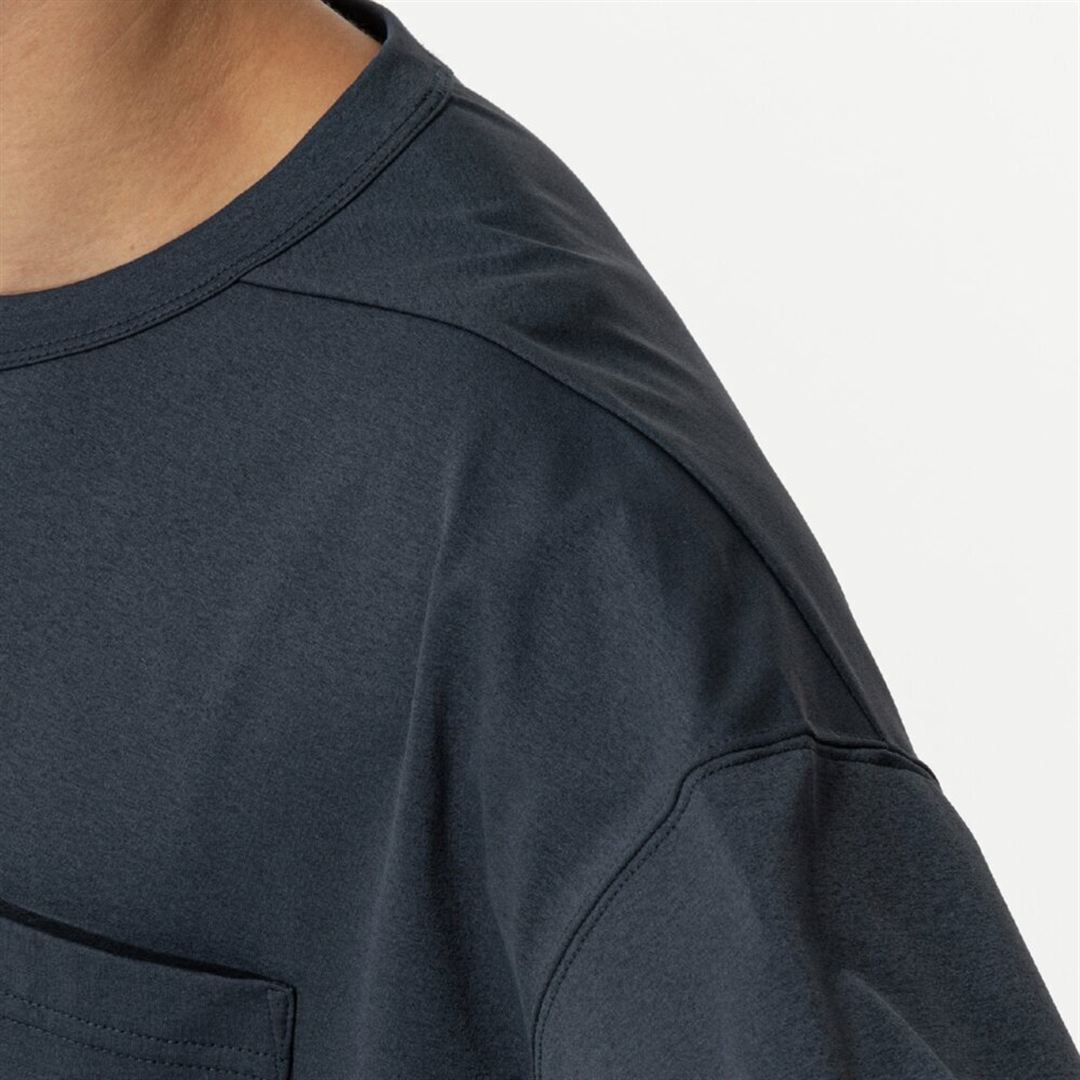 ソフトドライTシャツ(長袖) ダークネイビー XL