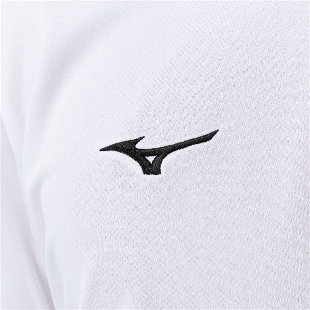 ナビドライTシャツ(半袖／丸首) ホワイト×ブラック S