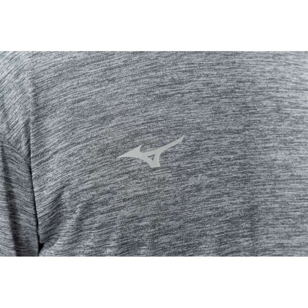 ナビドライTシャツ(半袖／杢調) ライトグレー杢×ライトグレー S