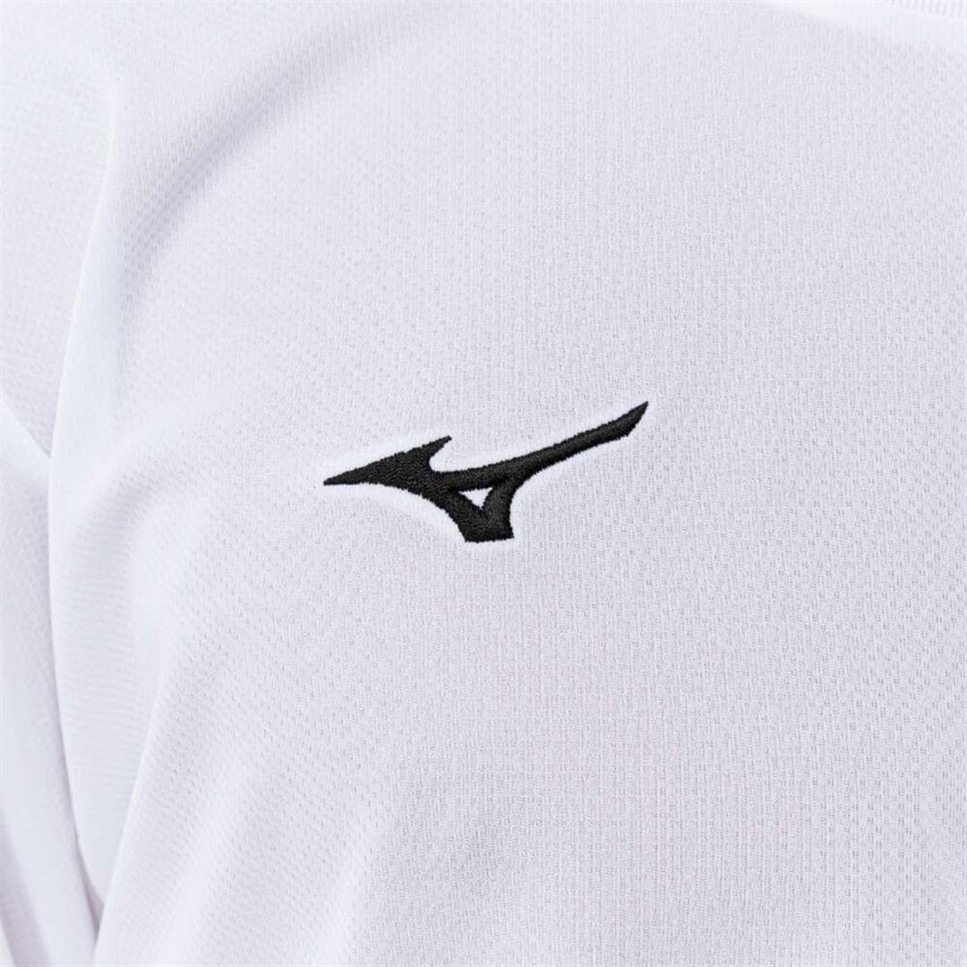 ナビドライTシャツ(長袖／丸首) ホワイト×ブラック S