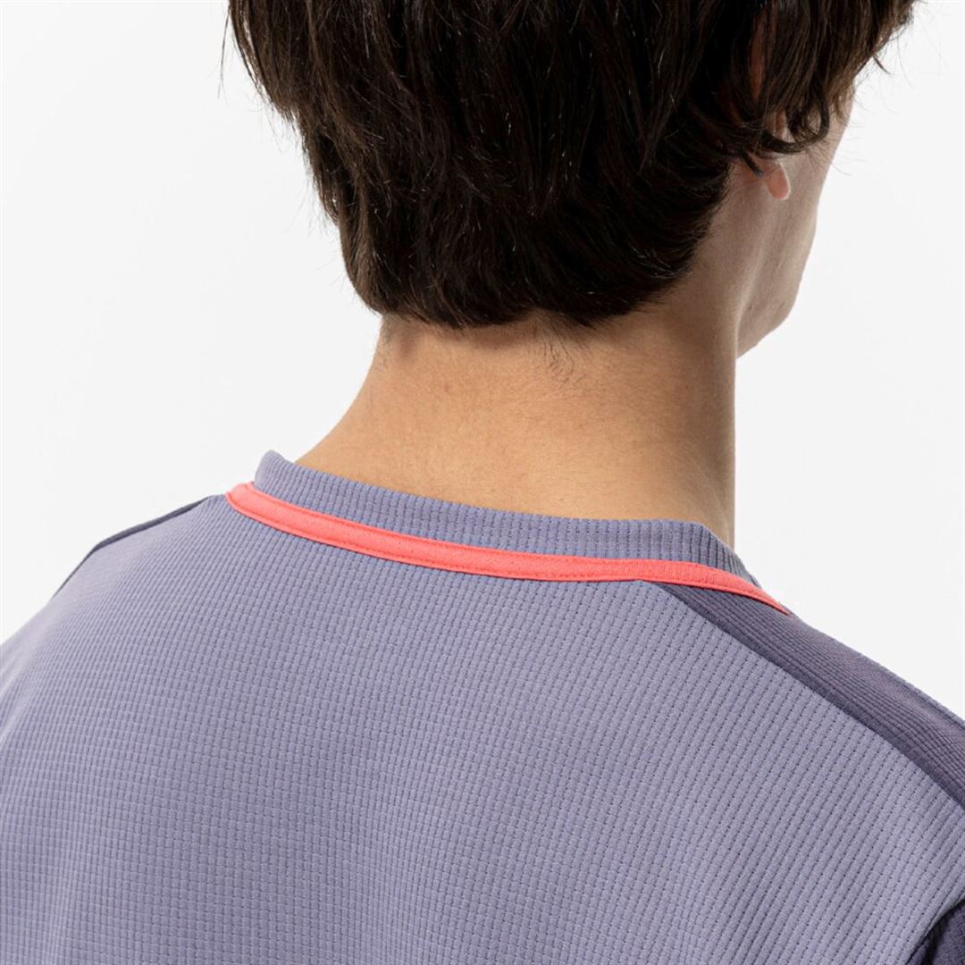 【汗処理／通気】ドライエアロフローTシャツ(長袖) グラナイトグレー XL