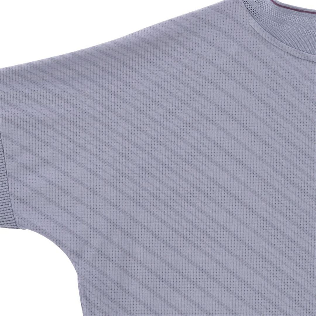 【汗処理／通気】ドライエアロフローTシャツ(長袖) グラナイトグレー XL