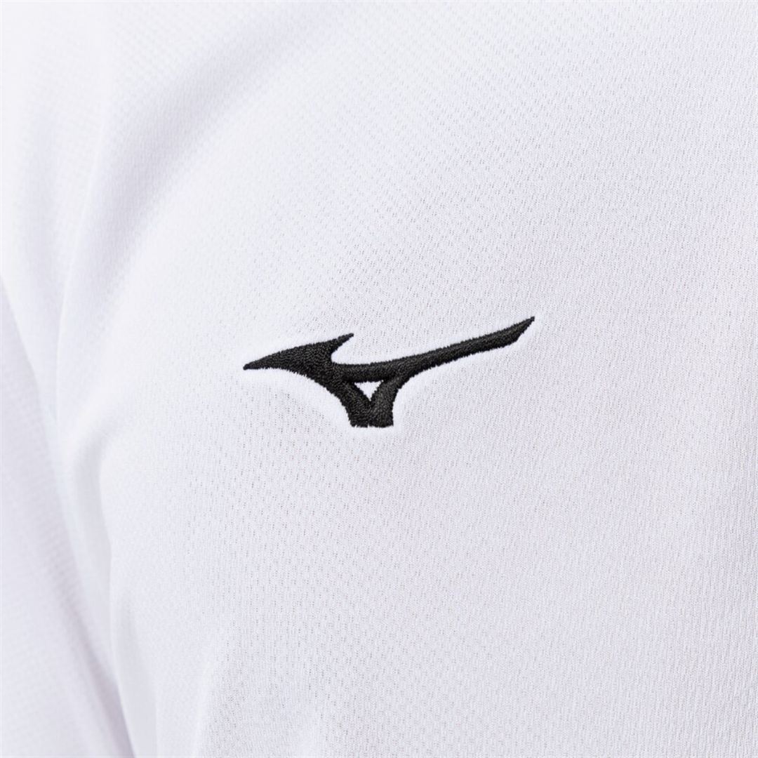 ナビドライTシャツ(半袖／丸首／大きいサイズ) ホワイト×ブラック 3L