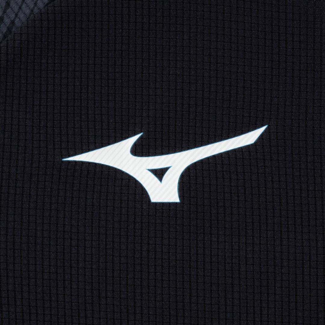 【汗処理／通気】ドライエアロフローTシャツ ブラック XS