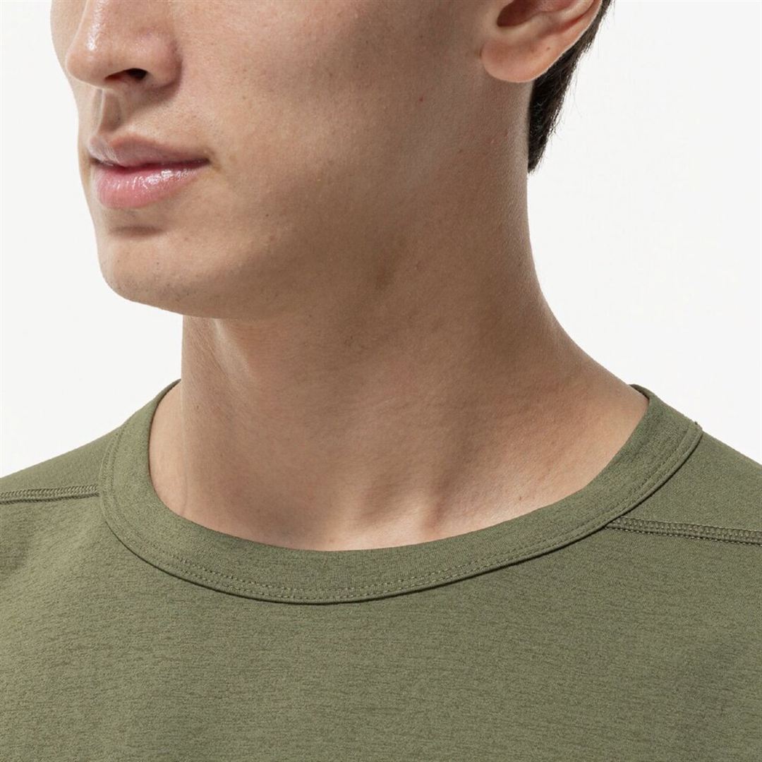 ストレッチソフトドライTシャツ フォーリーフグリーン XL