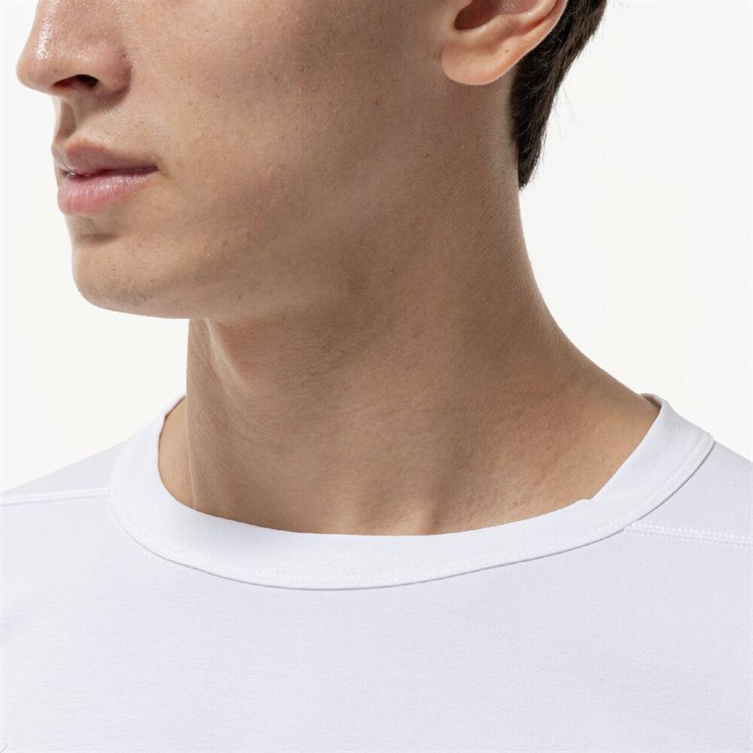 ストレッチソフトドライTシャツ(長袖) ホワイト XL