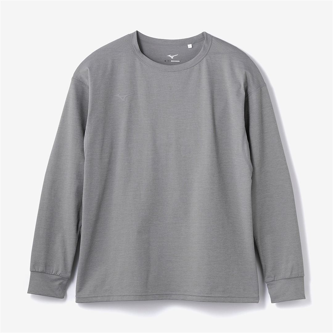 ストレッチソフトドライTシャツ(長袖) フロストグレー XL
