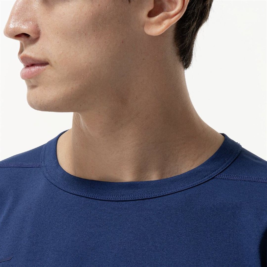 ストレッチソフトドライTシャツ(長袖) エステートブルー XL