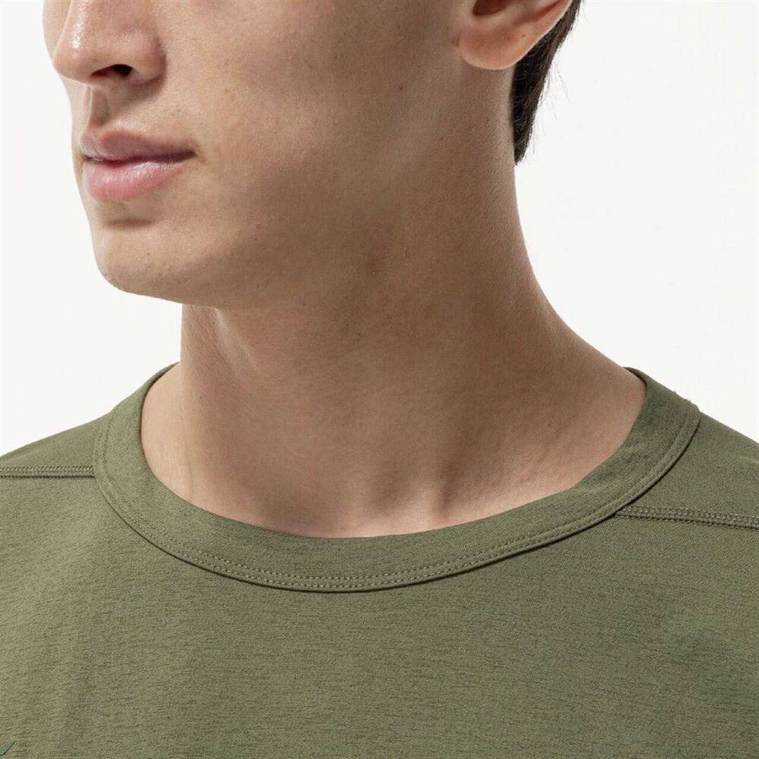 ストレッチソフトドライTシャツ(長袖) フォーリーフグリーン XL