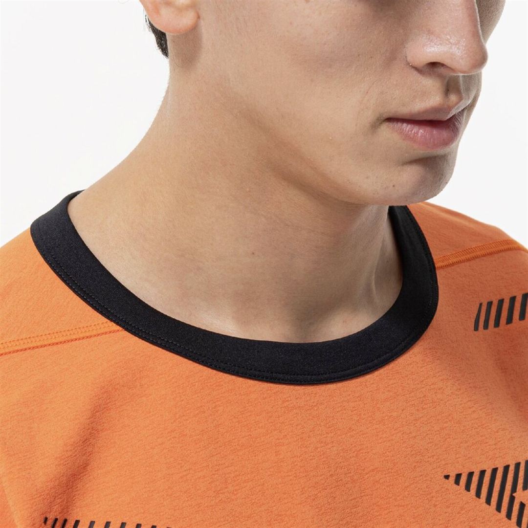 ストレッチソフトドライTシャツ サンセットオレンジ XL