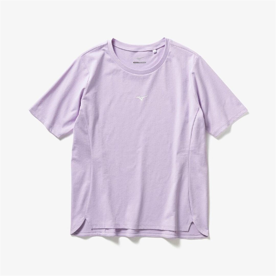 ストレッチソフトドライTシャツ ペールパープル XL