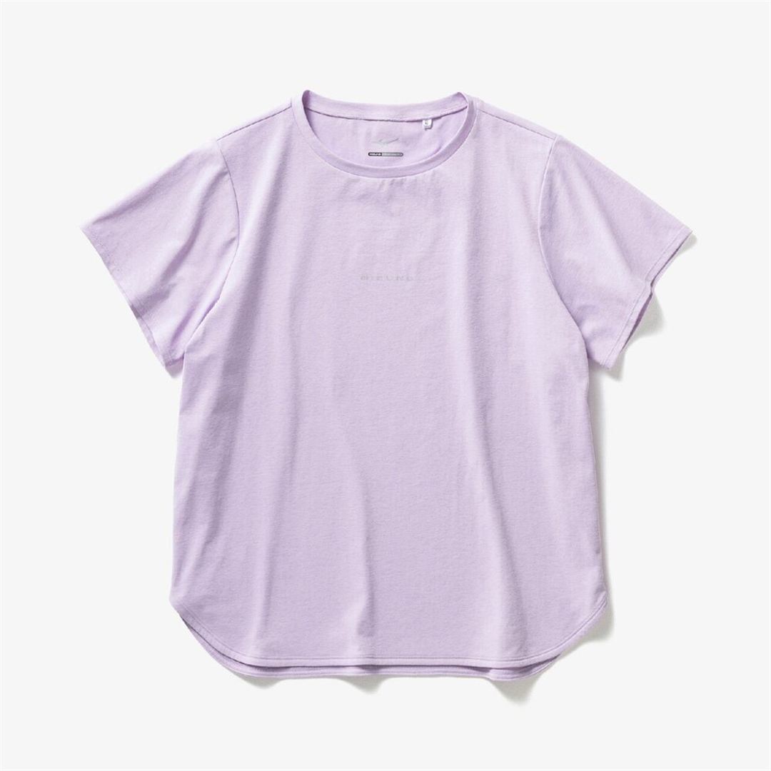 ストレッチソフトドライTシャツ(ワイドシルエット) ペールパープル M
