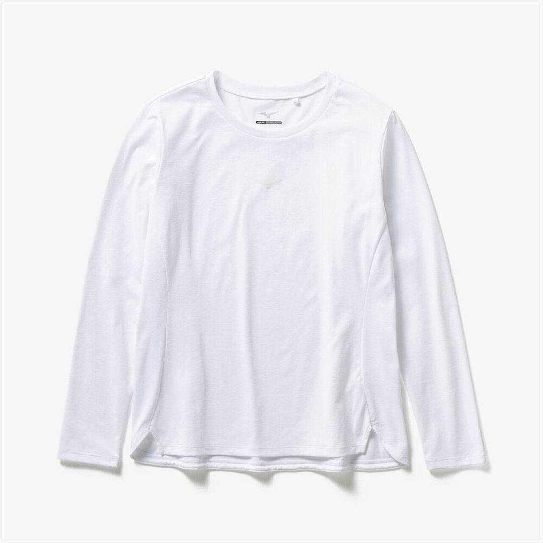ストレッチソフトドライTシャツ(長袖) ホワイト XL