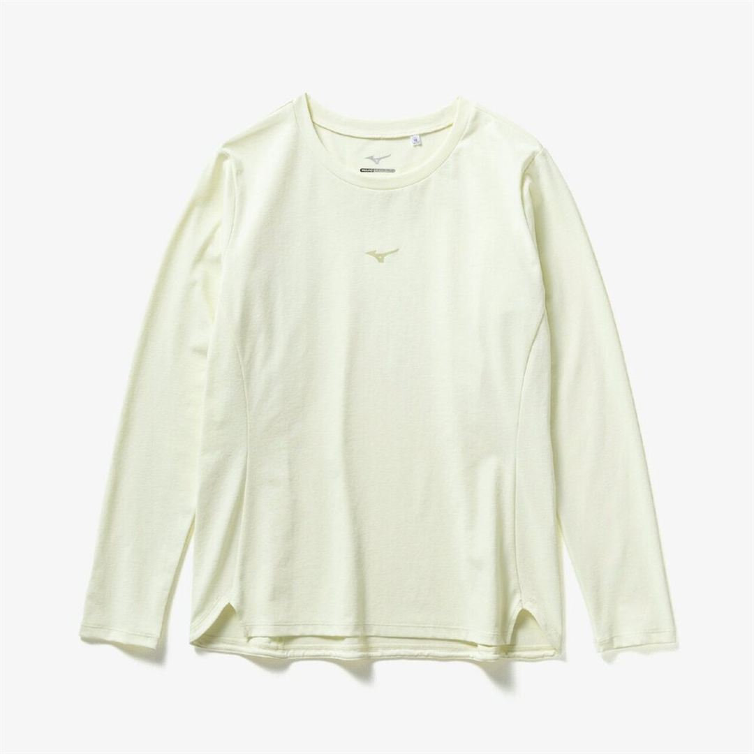 ストレッチソフトドライTシャツ(長袖) ソフトサンドイエロー S
