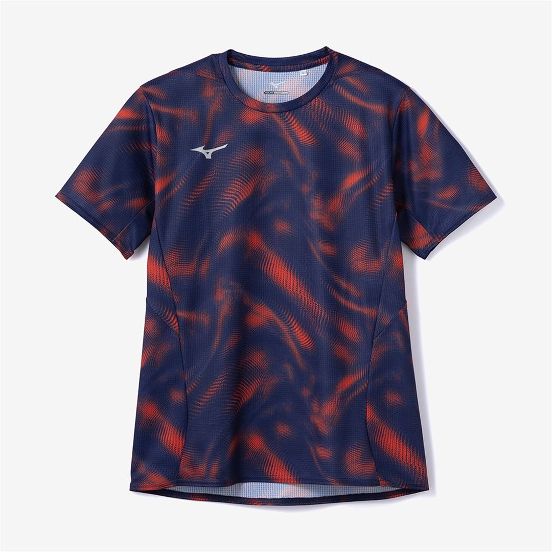 【汗処理／通気】ドライエアロフローTシャツ オレンジコム S