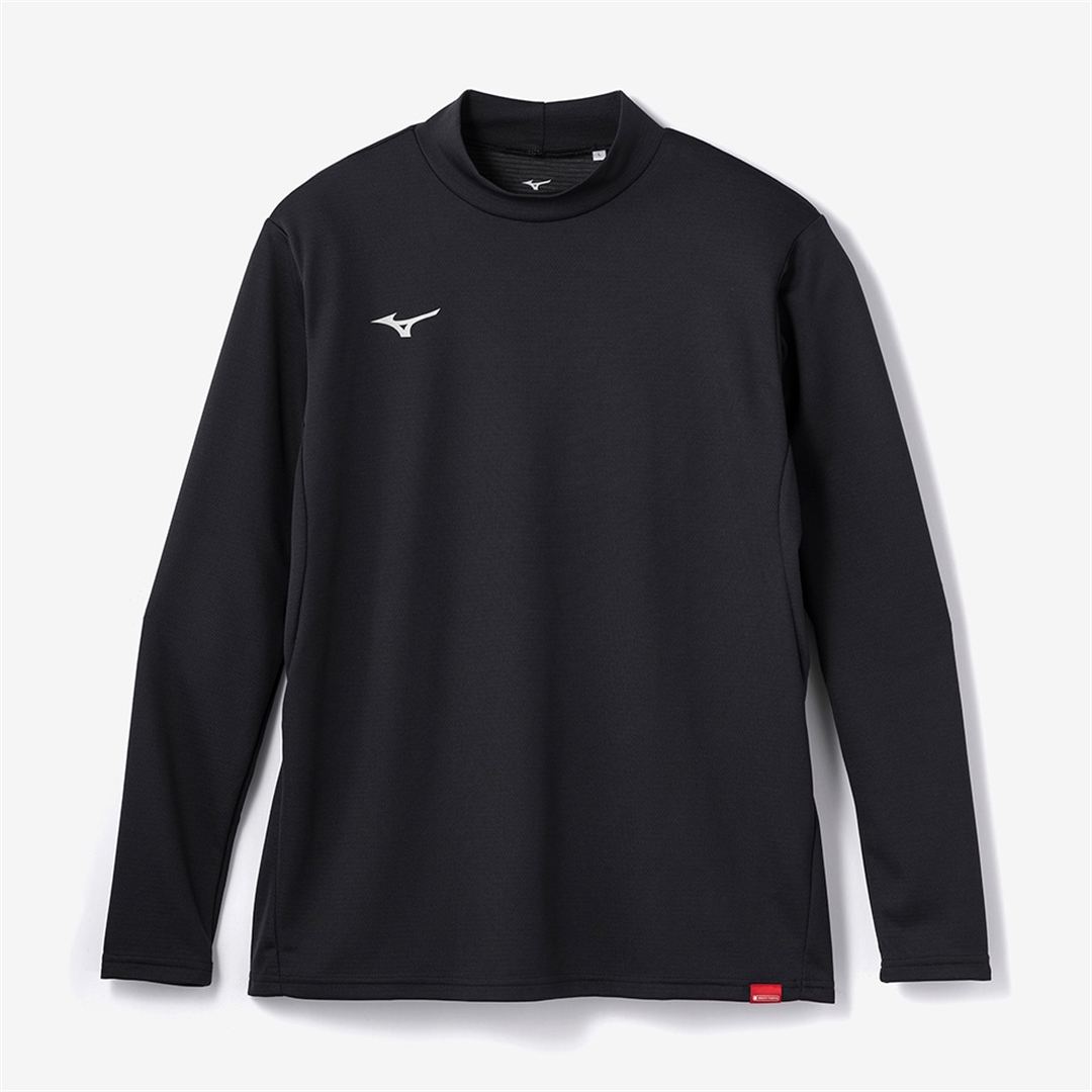 【吸湿発熱】ブレスサーモTシャツ(長袖) ブラック S