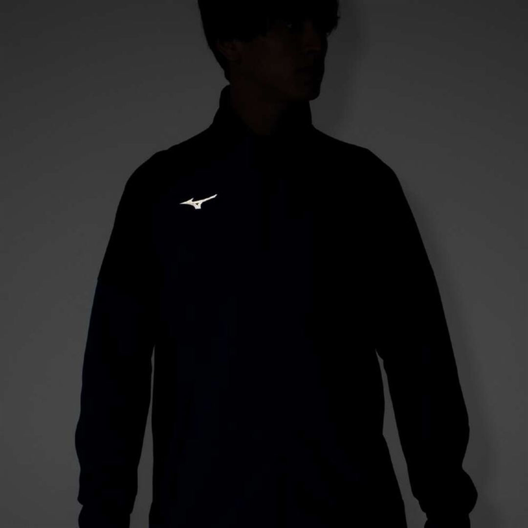【ストレッチ／防風】テックシールドジャケット クラシックブルー S