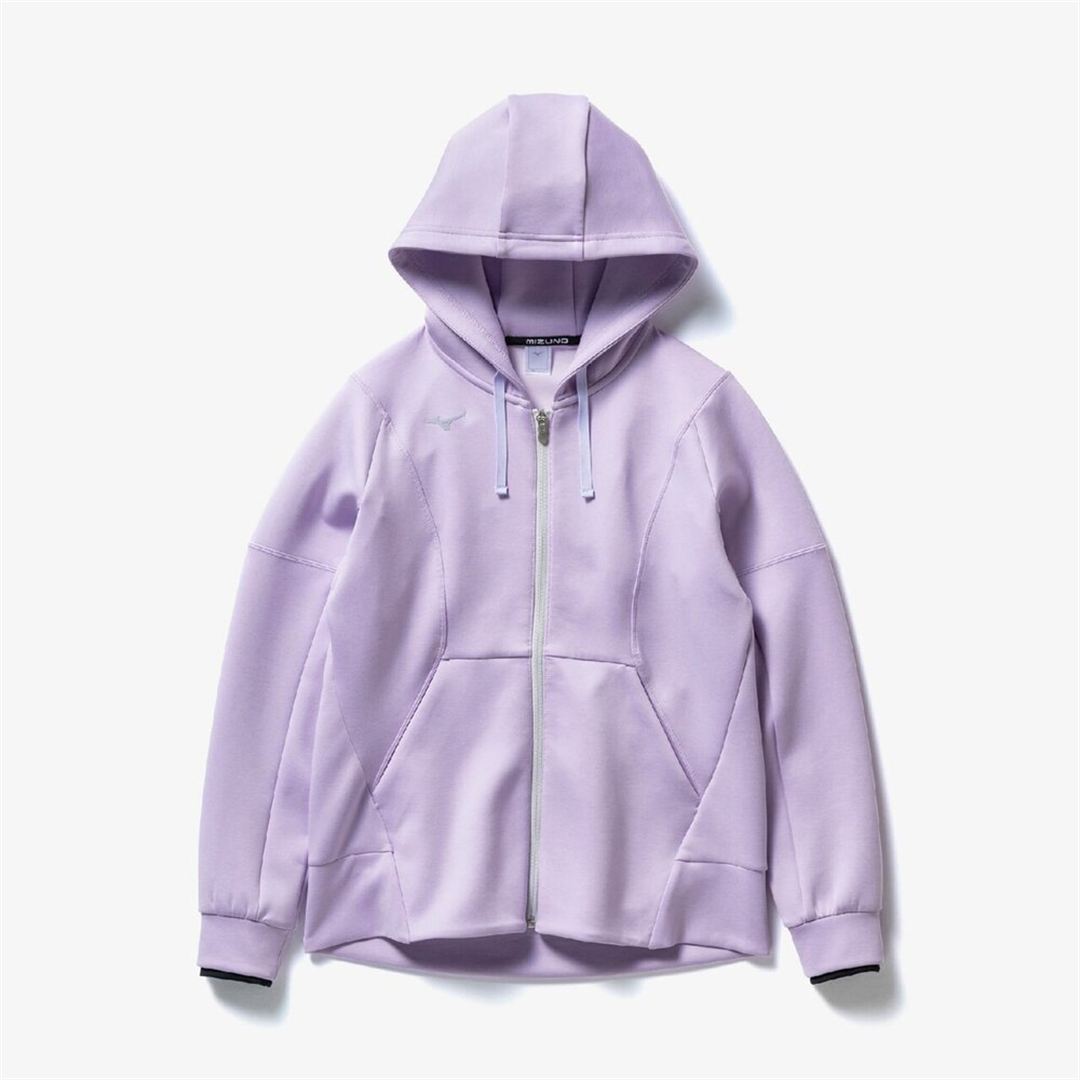 ストレッチスウェットフーディ ペールパープル XL