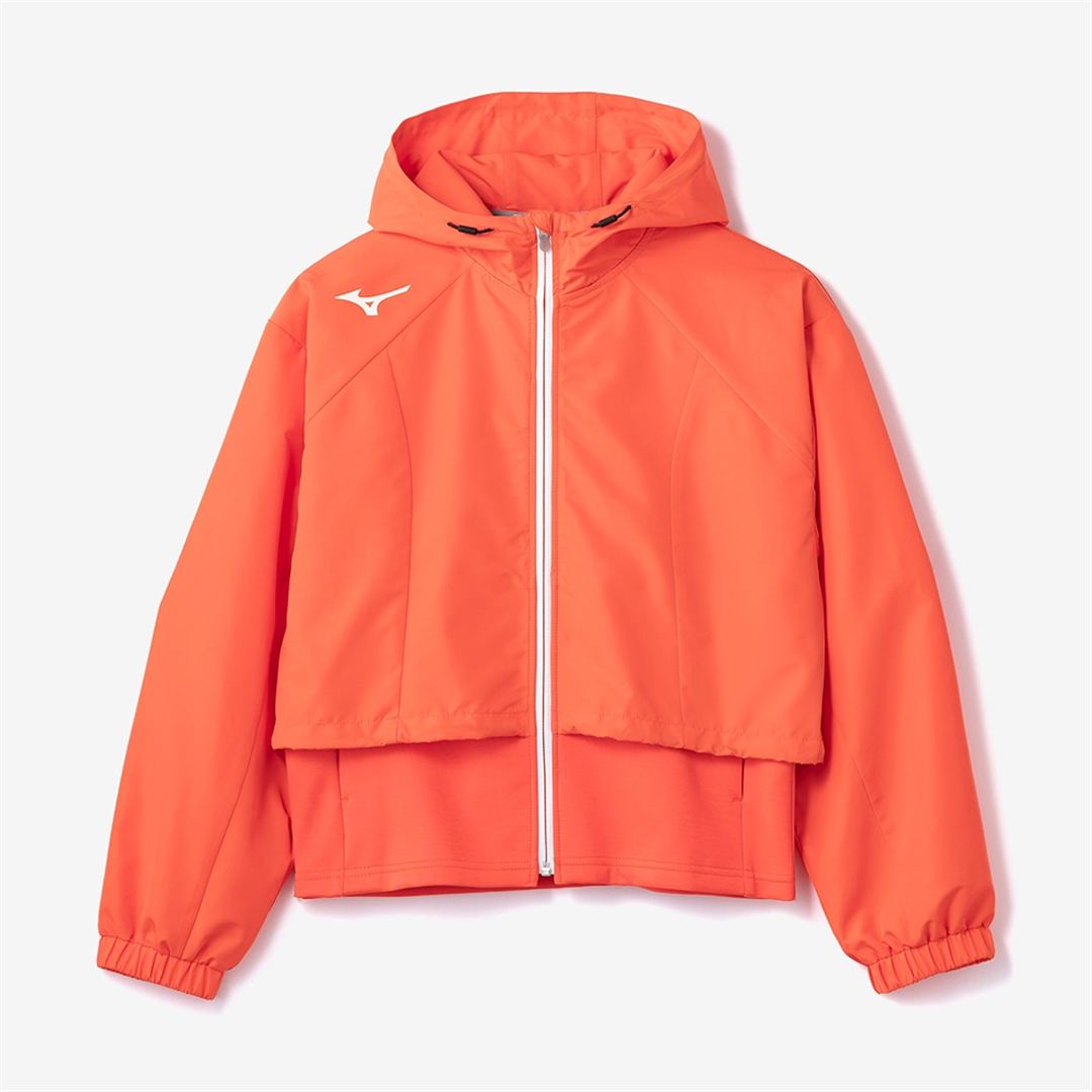 ハイブリッドフーディジャケット サンストーンオレンジ XL