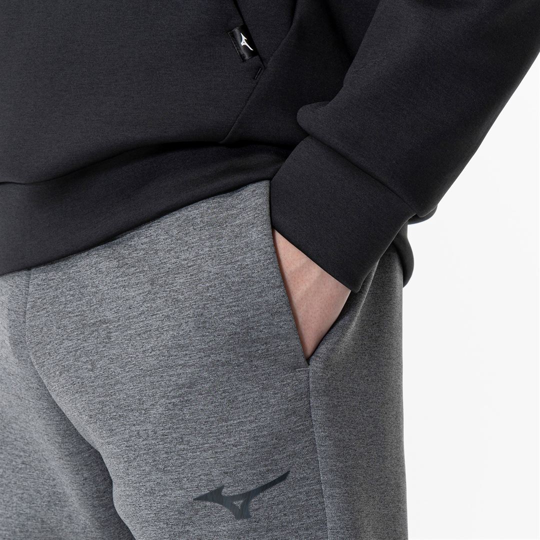 ストレッチスウェットスリムパンツ グレー杢 3XL