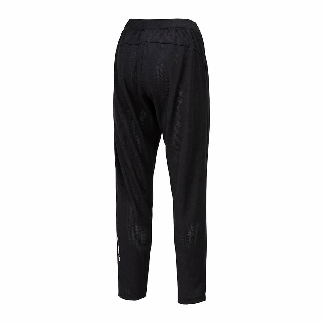 【汗処理／通気】ドライエアロフローアンクル丈パンツ ブラック S
