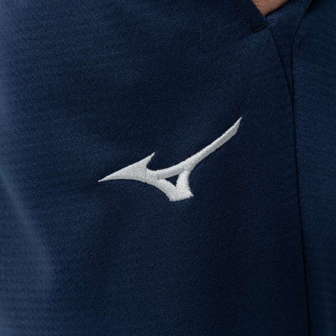 ナビドライニットロングパンツ ドレスネイビー×シルバー XL