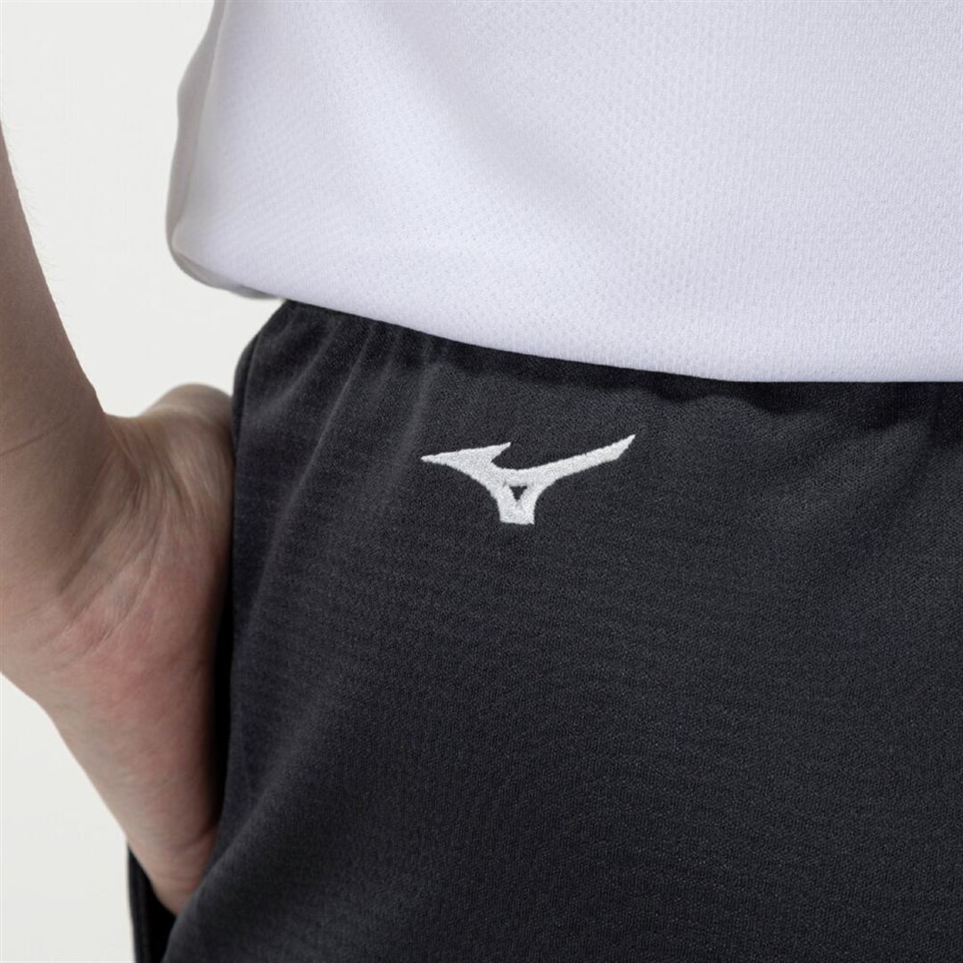 ナビドライニットハーフパンツ チャコールグレー×シルバー XL