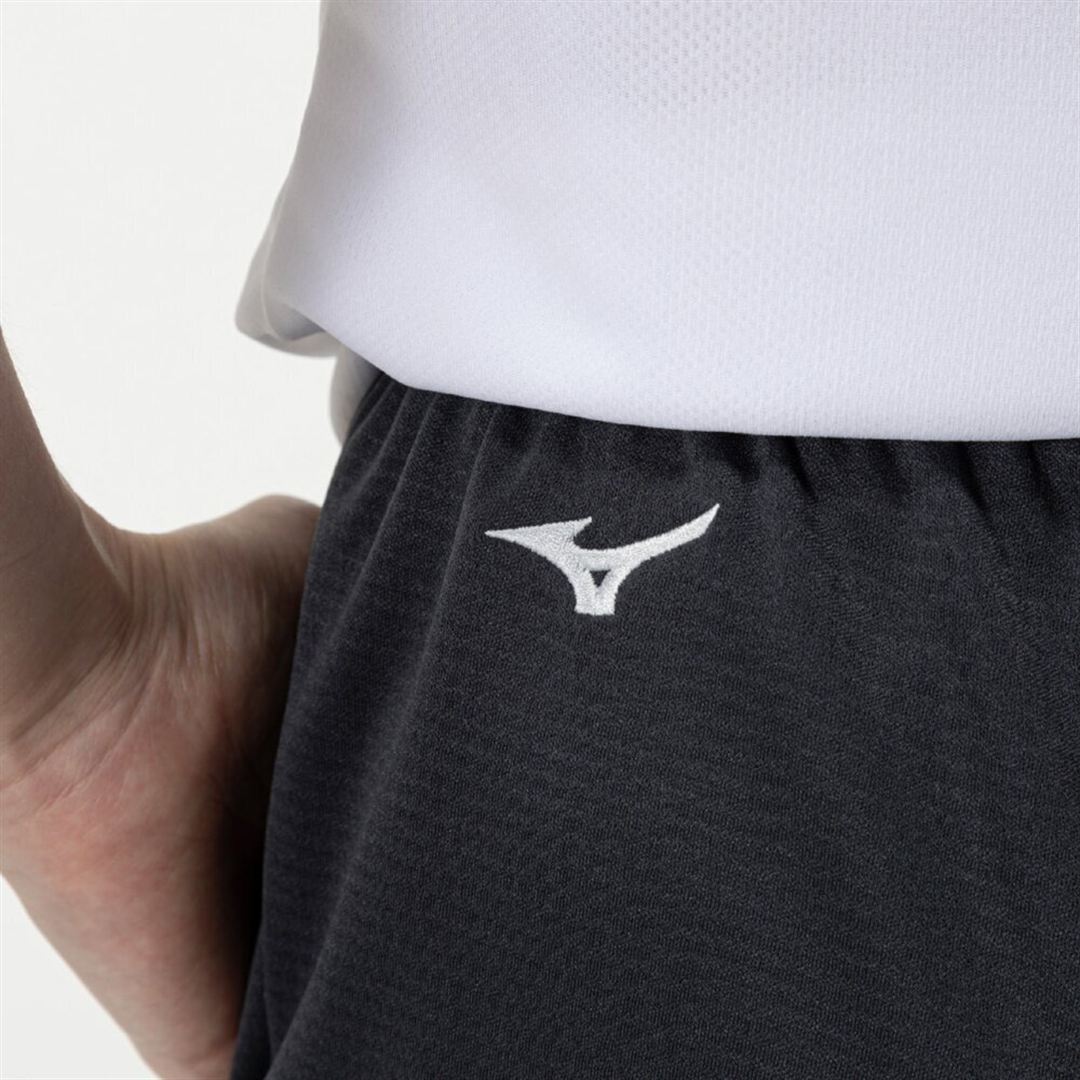 ナビドライ ニットロングパンツ チャコールグレー×シルバー S