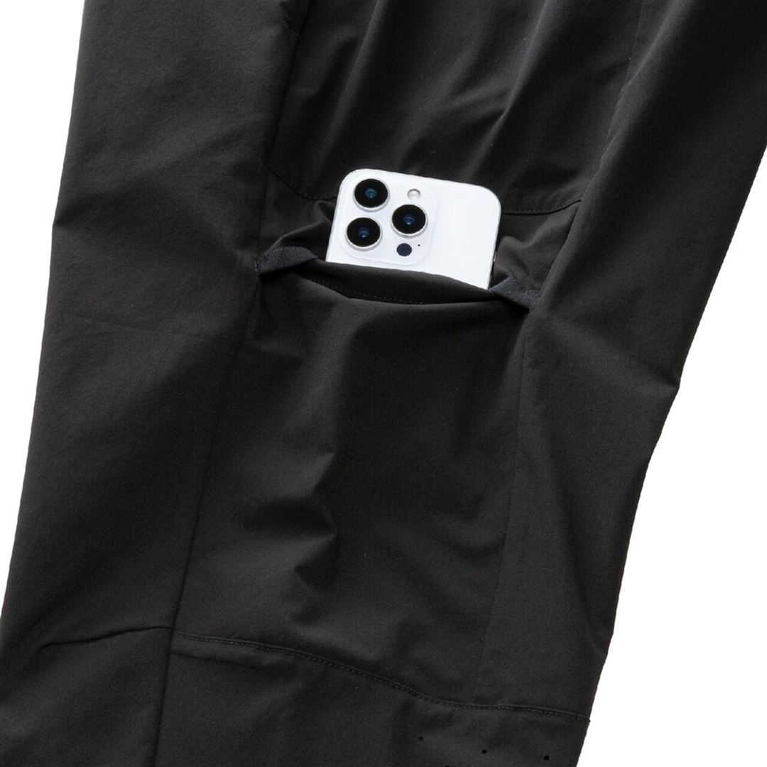 ストレッチウーブン7分丈パンツ ブラック XL